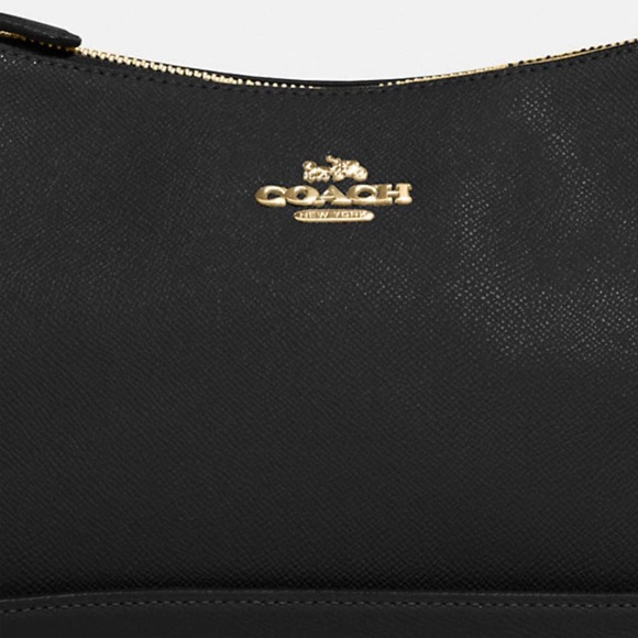 COACH Clara Handbag Shoulder Bag in Black Leather Crossbody Purse AUTHENTIC NWT - Picture 8 of 9